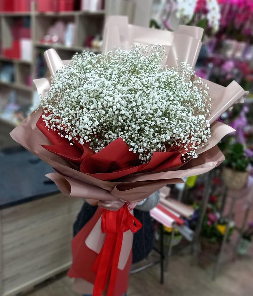 Букет Белые хлопья в Нижняя Тавда Букет цветов из: Гипсофила в Нижняя Тавда
