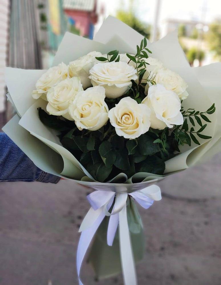 Букет Белые розы Проуд в Нижняя Тавда