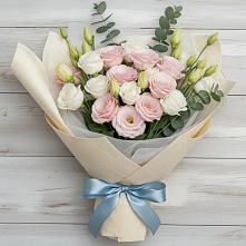 Букет цветов из:  Лизиантусы в Нижняя Тавда