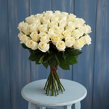 Букет 51 Белая роза Эдлесс Лав #REPLACE_PRED# Нижняя Тавда