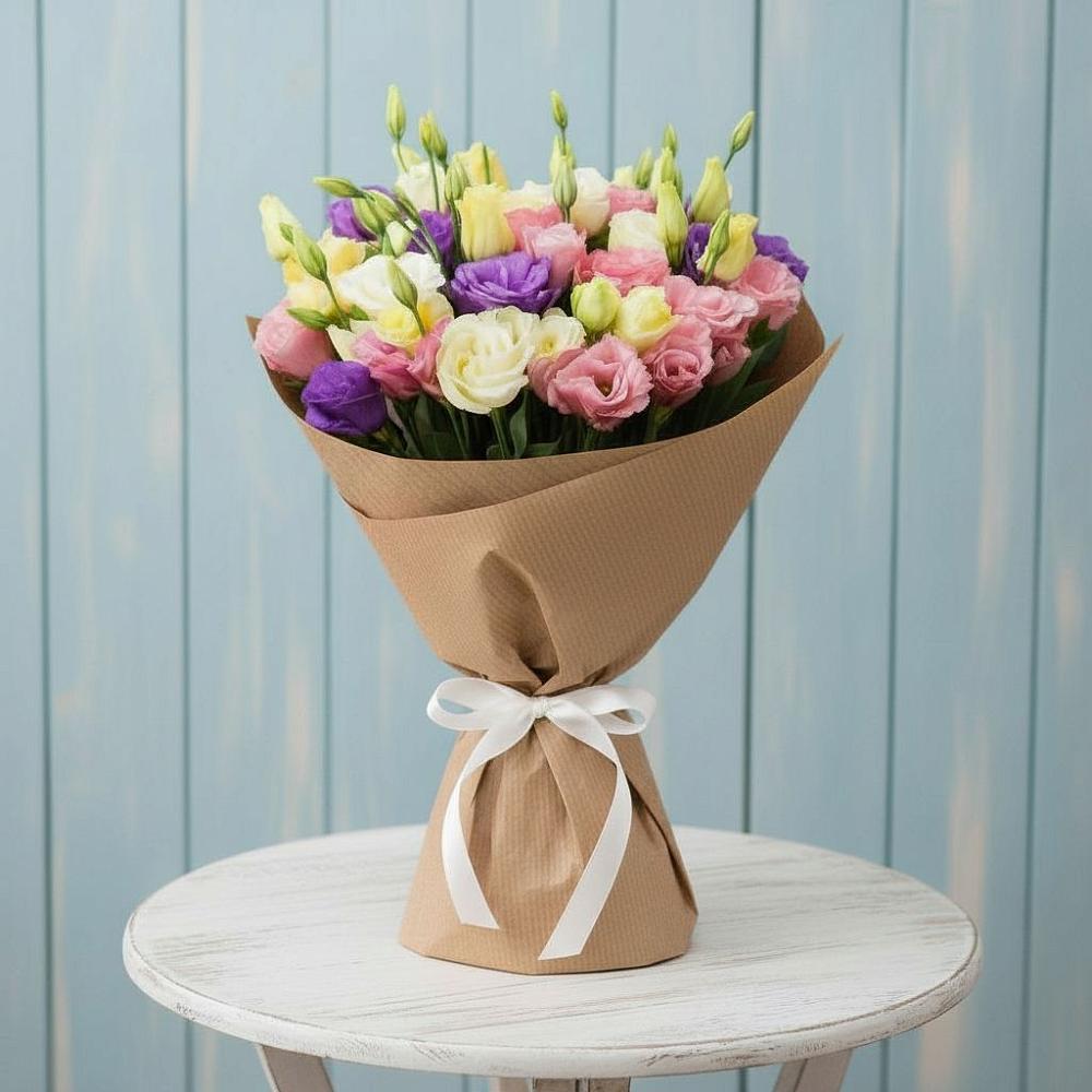 Букет цветов из: Лизиантусы в Нижняя Тавда