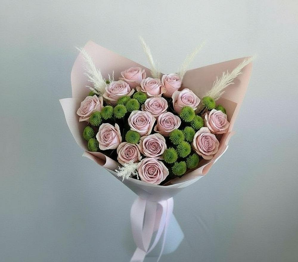 Букет цветов из: Розы и Хризантемы в Нижняя Тавда