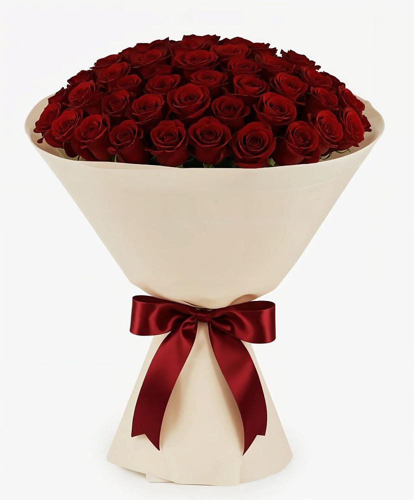 Букет 101 Бордовая роза Блэк Бакарра в Нижняя Тавда