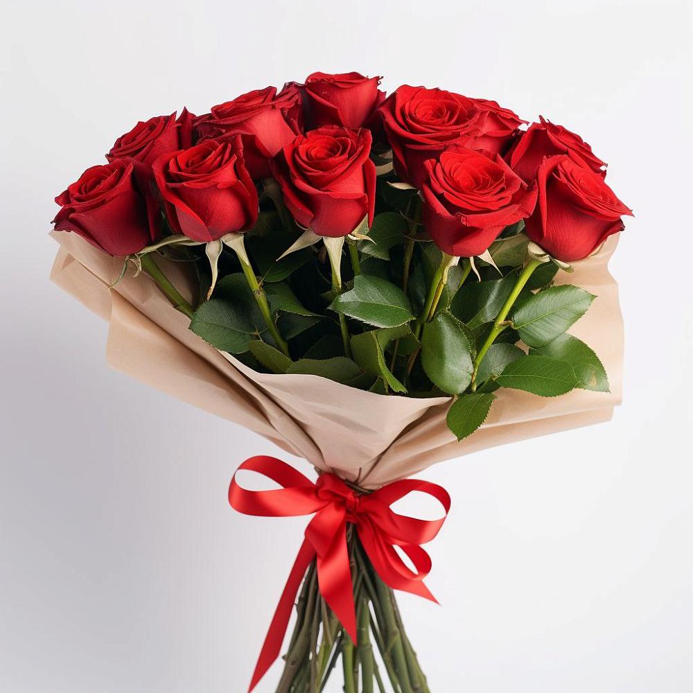 Букет 11 Красных роз Эдлесс Лав в Нижняя Тавда