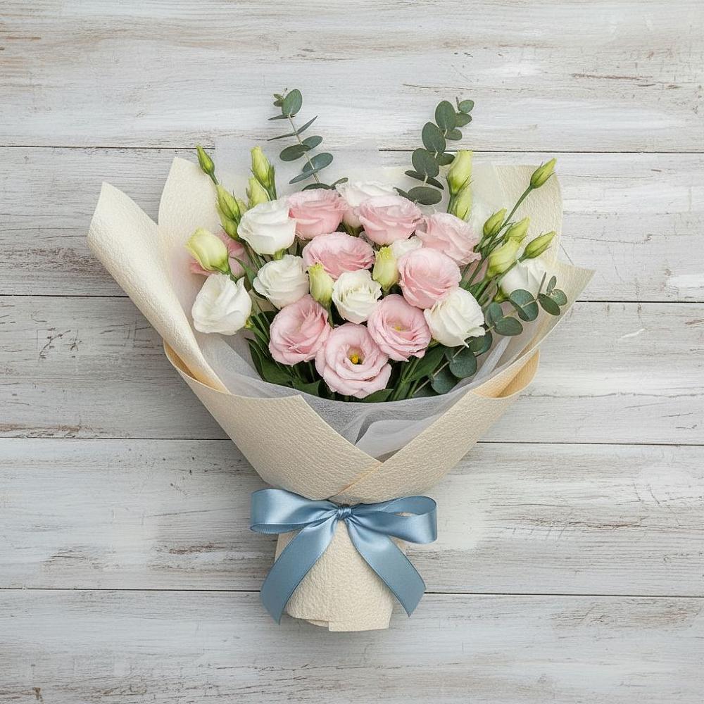 Букет цветов из: Лизиантусы в Нижняя Тавда